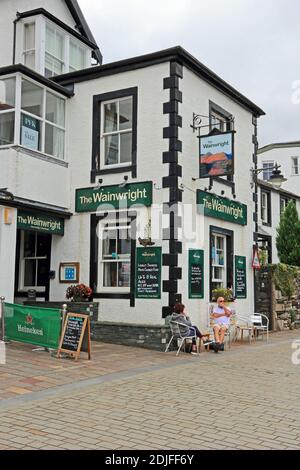 Das öffentliche Haus Wainwright, Keswick Stockfoto