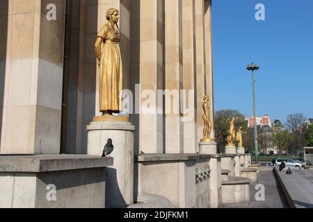 Saal (palais de chaillot) in paris in frankreich Stockfoto