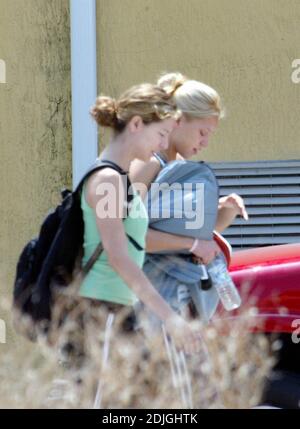 Exklusiv!! Anna Kournikova arbeitet auf Miami Beach FL. Möglicherweise in Vorbereitung für das bevorstehende Nasdaaq Turnier 03/19/06 Stockfoto