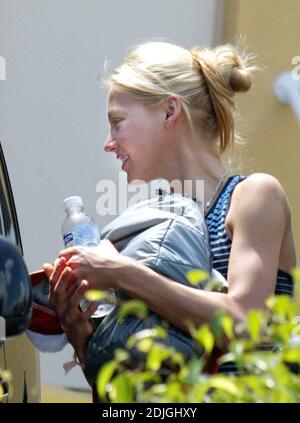 Exklusiv!! Anna Kournikova arbeitet auf Miami Beach FL. Möglicherweise in Vorbereitung für das bevorstehende Nasdaaq Turnier 03/19/06 Stockfoto