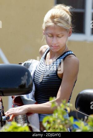 Exklusiv!! Anna Kournikova arbeitet auf Miami Beach FL. Möglicherweise in Vorbereitung für das bevorstehende Nasdaaq Turnier 03/19/06 Stockfoto