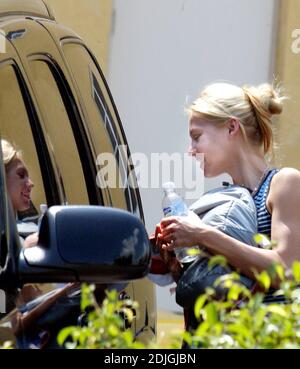 Exklusiv!! Anna Kournikova arbeitet auf Miami Beach FL. Möglicherweise in Vorbereitung für das bevorstehende Nasdaaq Turnier 03/19/06 Stockfoto