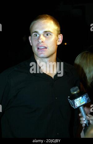 2006 NASDAQ 100 Open Players Ball im Delano Hotel South Beach, Miami. Unter den Teilnehmern waren Andy Roddick, Maria Sharapova, James Blake, Kim Klijsters und Richie Rich. 03/22/06 Stockfoto