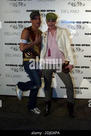 2006 NASDAQ 100 Open Players Ball im Delano Hotel South Beach, Miami. Unter den Teilnehmern waren Andy Roddick, Maria Sharapova, James Blake, Kim Klijsters und Richie Rich. 03/22/06 Stockfoto