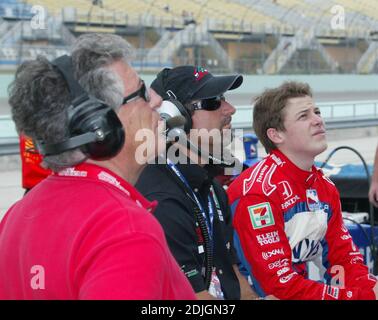 Mario, Michael und Marco Andretti am Toyota Indy 300 Wochenende im Homestead Miami Speedway. Qualifikation Für Die Indy Pro Series. 03/24/06 Stockfoto