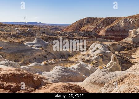 Schöne Landschaft rund um Toadhocker Hoodoos in Utah Stockfoto