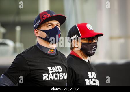 VERSTAPPEN Max (NED), Aston Martin Red Bull Racing Honda RB16, Portrait während der Formel 1 Etihad Airways Abu Dhabi Grand PR / LM Stockfoto