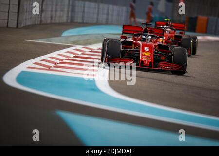 05 VETTEL Sebastian (ger), Scuderia Ferrari SF1000, 16 LECLERC Charles (mco), Scuderia Ferrari SF1000, Aktion während der Formu / LM Stockfoto