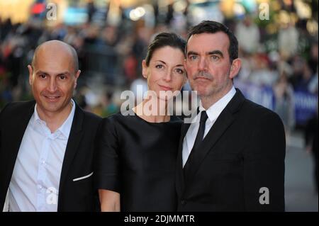 Dave Johns, Mary McCartney und Simon Aboud kommen am 1. Oktober 2016 zur Abschlussfeier des 27. British Film Festival in Dinard, Frankreich. Foto par Mireille Ampilhac/ABACAPRESS.COM Stockfoto