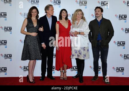 Rachael Stirling, Bill Nighy, Gemma Arterton, Lone Sherfig und Sam Claflin beim Photocall of Their Finest im Rahmen des BFI London Film Festival in London, England am 13. Oktober 2016. Foto von Aurore Marechal/ABACAPRESS.COM Stockfoto