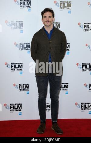 Sam Claflin nimmt am 13. Oktober 2016 an der Fotocall of their finest im Rahmen des BFI London Film Festival in London, England, Teil. Foto von Aurore Marechal/ABACAPRESS.COM Stockfoto