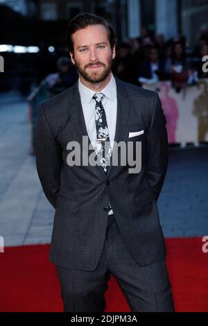 Armie Hammer bei der Premiere von Free Fire und der Abschlussfeier des BFI London Film Festival in London, England am 16. Oktober 2016. Foto von Aurore Marechal/ABACAPRESS.COM Stockfoto