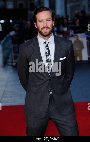 Armie Hammer bei der Premiere von Free Fire und der Abschlussfeier des BFI London Film Festival in London, England am 16. Oktober 2016. Foto von Aurore Marechal/ABACAPRESS.COM Stockfoto