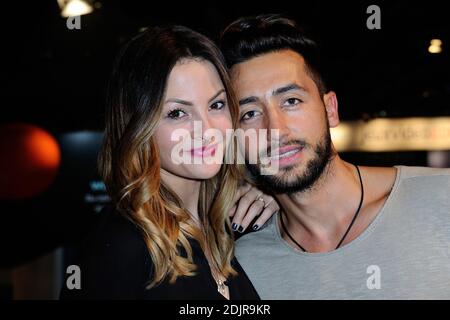 Julia Flabat und Eddy Papeoo nehmen an der Eröffnung der Paris Games Week am 26. Oktober 2016 an der Porte de Versailles in Paris Teil. Foto von Aurore Marechal/ABACAPRESS.COM Stockfoto