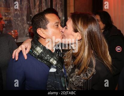 Yuri Buenaventura und seine Frau Carole Chretiennnot beim Prix De Flore 2016 im Cafe de Flore, Paris, Frankreich, am 08. November 2016. Foto von Jerome Domine/ABACAPRESS.COM Stockfoto