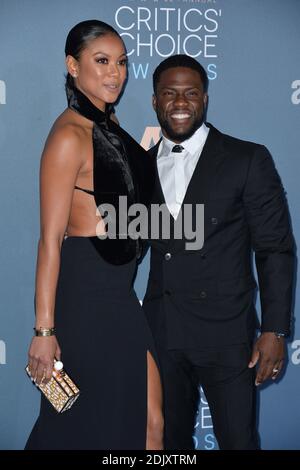 Eniko Parrish, Kevin Hart attend the 22nd Annual Critics' Choice Awards at Barker Hangar on December 11, 2016 in Santa Monica, Los Angeles, CA, USA. Photo by Lionel Hahn/ABACAPRESS.COM Stock Photo