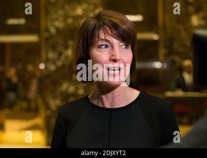 Oregon Congresswoman Cathy McMorris Rogers is seen speaking to the press in the lobby of Trump Tower in New York, NY, USA following her meeting with President-elect Trump on December 12, 2016. (Photo by Albin Lohr-Jones) Stockfoto
