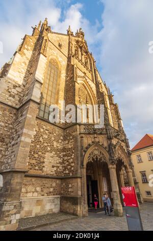 Brünn (Brünn), Kathedrale St. Peter und Paul in der Altstadt, Jihomoravsky, Südmähren, Südmähren, Tschechisch Stockfoto