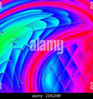 Muster-Design mit Hilfe von Grafiken Bearbeitung und Formatierung gemacht. Stockfoto