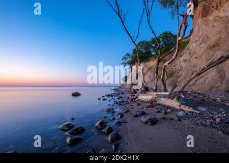 Deutschland, Schleswig-Holstein, Lübecker Bucht, Brodtenklippen zwischen dem Ostseebad Travemünde und dem Ostseebad Niendorf, Stockfoto