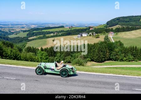 Kuernberg, österreich, 26. juli 2019, ennstal classic, Wettbewerb für Oldtimer Stockfoto