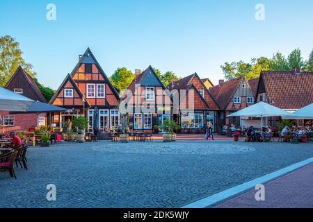 Germany, Lower Saxony, Lueneburg Heath, city of Soltau. In the Hagen Stock Photo