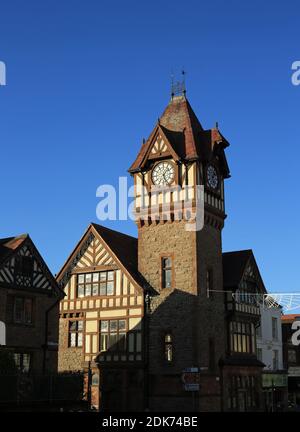 Das Barrett Browning Institut in Ledbury, Herefordshire, England, Großbritannien. Stockfoto