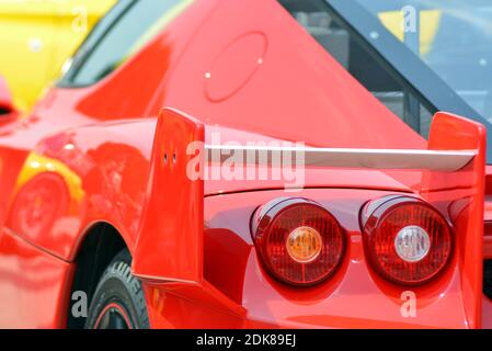 Castelnuovo don Bosco, Piemont/Italien-05/27/2018-Treffen der Supercars. Stockfoto