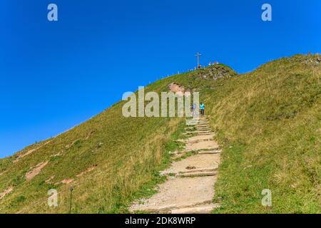 Deutschland, Bayern, Oberbayern, Oberland, Bayrischzell, Rotwandgebiet, Rotwandgipfel Stockfoto