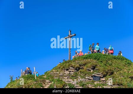 Deutschland, Bayern, Oberbayern, Oberland, Bayrischzell, Rotwandgebiet, Rotwandgipfel Stockfoto