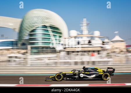 46 ZHOU Guanyu (Chi), Renault F1 Team RS20, Aktion während des Formel 1 Abu Dhabi Rookie Test 2020, am 15. Dezember 2020 auf dem Yas Marina Circuit, in Abu Dhabi - Foto Antonin Vincent / DPPI / LM Stockfoto