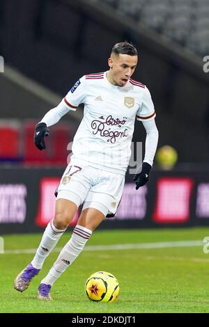 Mehdi Zerkane von Girondins Bordeaux während des Liga-1-Spiels zwischen Lille OSC und Girondins Bordeaux im Stade Pierre Mauroy am 13. Dezember 2020 in Lille, Frankreich. Stockfoto