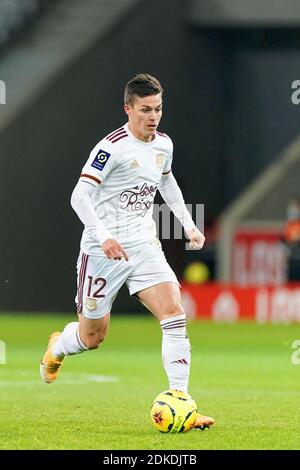 Nicolas De Preville von Girondins Bordeaux während des League 1 Spiels zwischen Lille OSC und Girondins Bordeaux im Stade Pierre Mauroy am 13. Dezember 2020 in Lille, Frankreich. Stockfoto