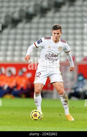 Nicolas De Preville von Girondins Bordeaux während des League 1 Spiels zwischen Lille OSC und Girondins Bordeaux im Stade Pierre Mauroy am 13. Dezember 2020 in Lille, Frankreich. Stockfoto