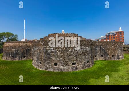 England, Kent, Deal, Deal Castle und Moat Stockfoto