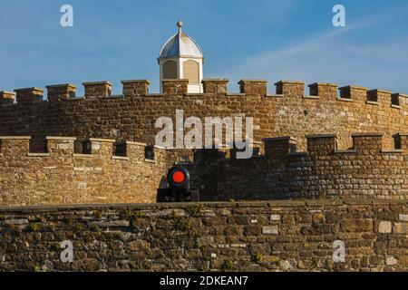 England, Kent, Deal, Deal Beach und Castle Stockfoto