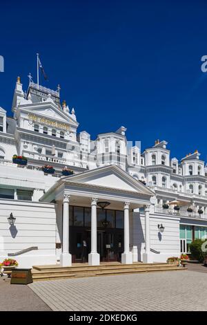 England, East Sussex, Eastbourne, Das Fünf-Sterne-Grand Hotel Stockfoto