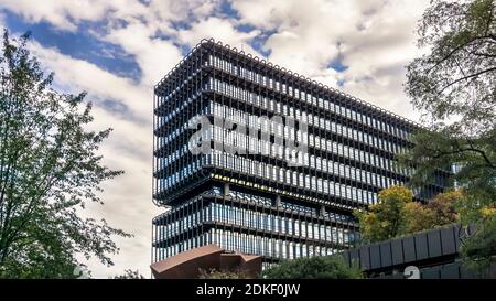 Europäisches Patentamt in München im Herbst Stockfoto