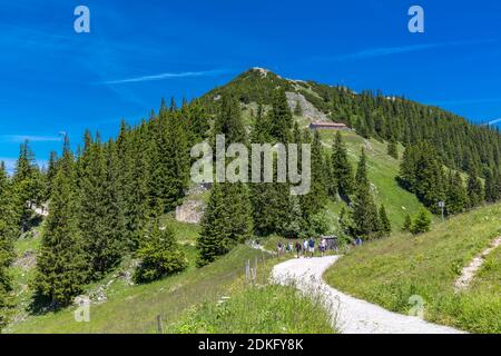 Wallberg, 1722 m, Rottach-Egern, Tegernsee, Bayerische Alpen, Bayern, Deutschland, Europa Stockfoto