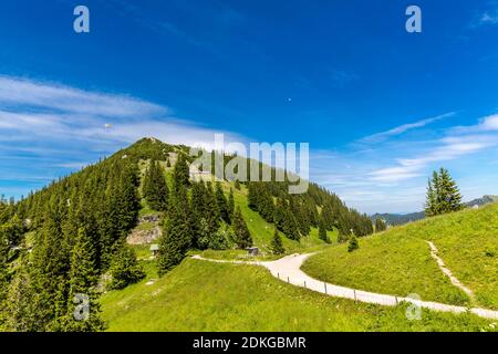 Wallberg, 1722 m, Rottach-Egern, Tegernsee, Bayerische Alpen, Bayern, Deutschland, Europa Stockfoto