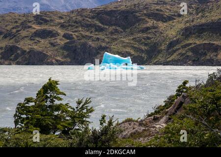 Landscapes in Torres del Paine National Park, Patagonia, Chile, South America Stock Photo