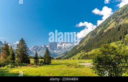 Ferleiten, in the back Fuschertörl, Grossglockner High Alpine Road, Hohe Tauern National Park, Salzburg State, Carinthia, Austria, Europe Stock Photo