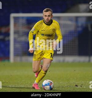 Ipswich, Suffolk, Großbritannien. Dezember 2020. Burtons Charles Vernam während des Sky Bet League 1 Spiels zwischen Ipswich Town und Burton Albion in Portman Road, Ipswich am Dienstag, den 15. Dezember 2020. (Kredit: Ben Pooley - MI News) Kredit: MI Nachrichten & Sport /Alamy Live Nachrichten Stockfoto