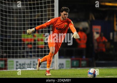 Ipswich, Suffolk, Großbritannien. Dezember 2020. Burton Keeper Kieran O'Hara im Sky Bet League 1 Spiel zwischen Ipswich Town und Burton Albion in Portman Road, Ipswich am Dienstag, den 15. Dezember 2020. (Kredit: Ben Pooley - MI News) Kredit: MI Nachrichten & Sport /Alamy Live Nachrichten Stockfoto