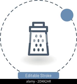 Reibevektor Symbol bearbeitbare Kontur Gliederungssymbole für Web und Mobil Stock Vektor