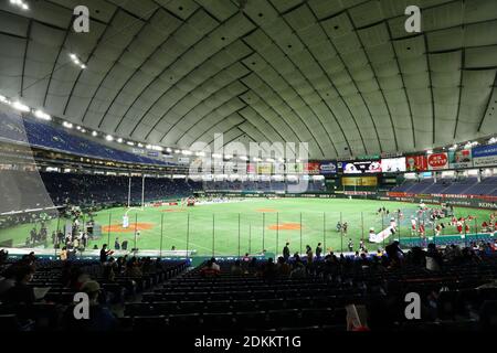 Tokyo Dome, Tokio, Japan. Dezember 2020. Gesamtansicht, 15. DEZEMBER 2020 - American Football : X League Championship 'Japan X Bowl' between Fujitsu Frontiers 7-13 Obic Seagulls at Tokyo Dome, Tokyo, Japan. Quelle: Naoki Morita/AFLO SPORT/Alamy Live News Stockfoto