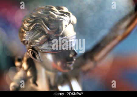 Ein Bild der Gerechtigkeit - justitia Stockfoto