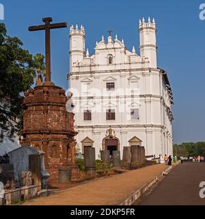 Kirche des Heiligen Franziskus von Assisi alten Goa Indien Stockfoto