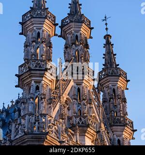 Rathaus der Stadt Leuven Belgien Stockfoto