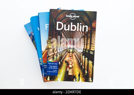 Lonely Planet Reiseführer Stockfoto